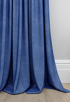 Faux Suede, Cornflower - Made to Measure Curtains